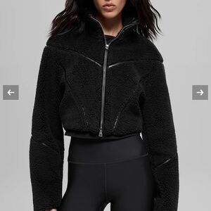 ALO Yoga Black Teddy Jacket